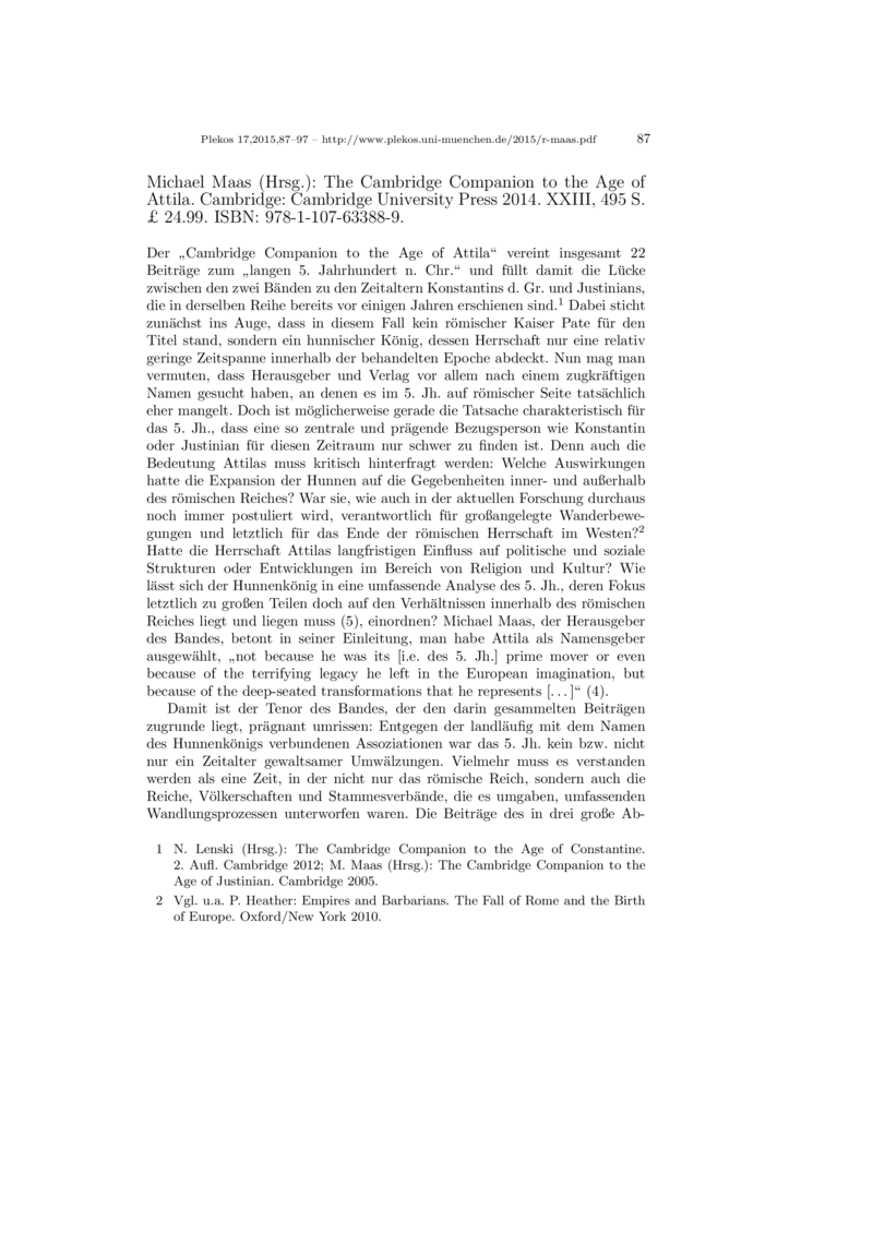 Open gallery for The Cambridge Companion to the Age of Attila