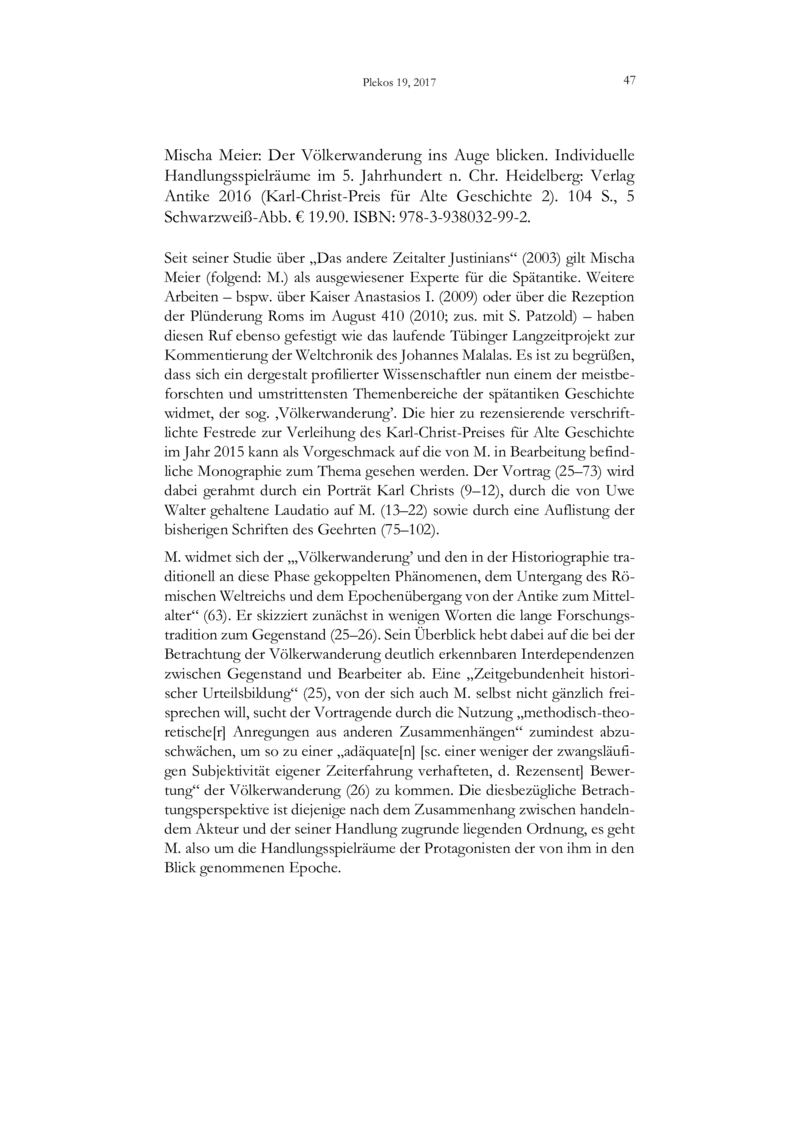 Open gallery for Der Völkerwanderung ins Auge blicken