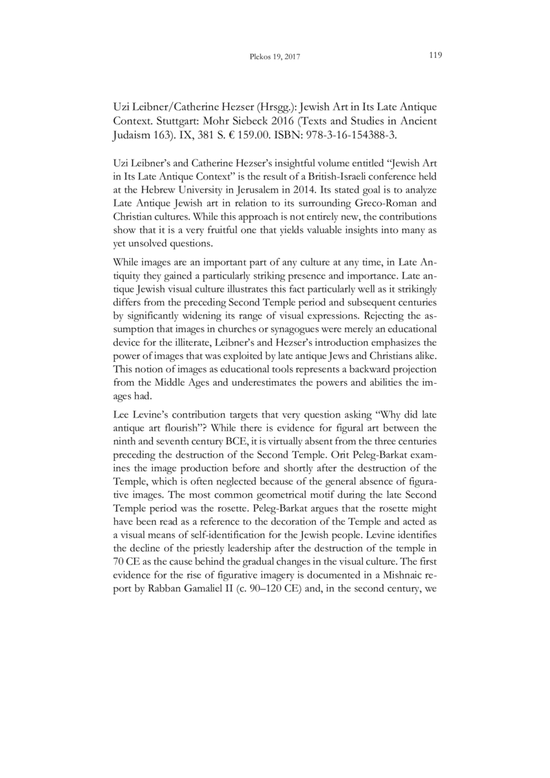 Open gallery for Jewish Art in Its Late Antique Context