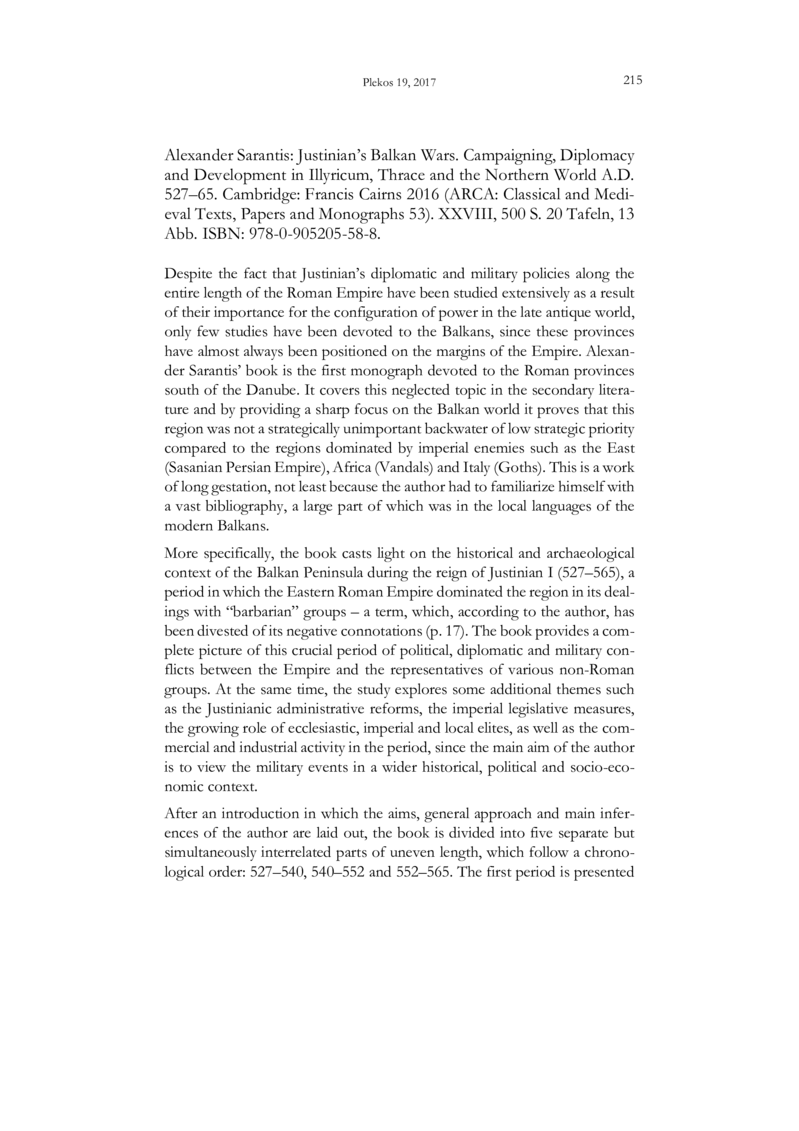 Open gallery for Justinian’s Balkan Wars