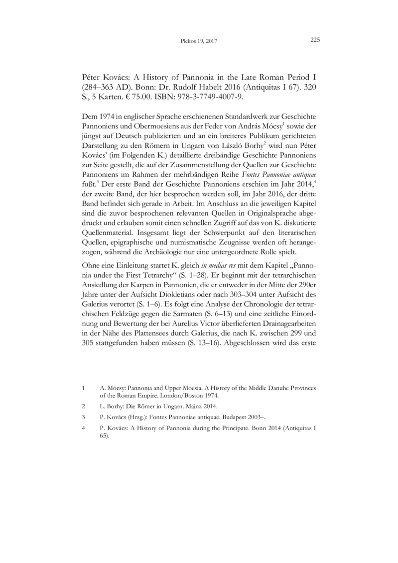 Open gallery for A History of Pannonia in the Late Roman Period I (284-363 AD)