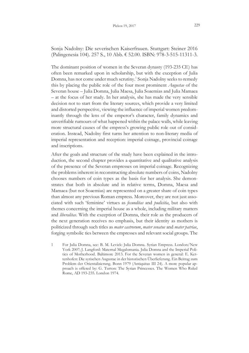 Open gallery for Die severischen Kaiserfrauen