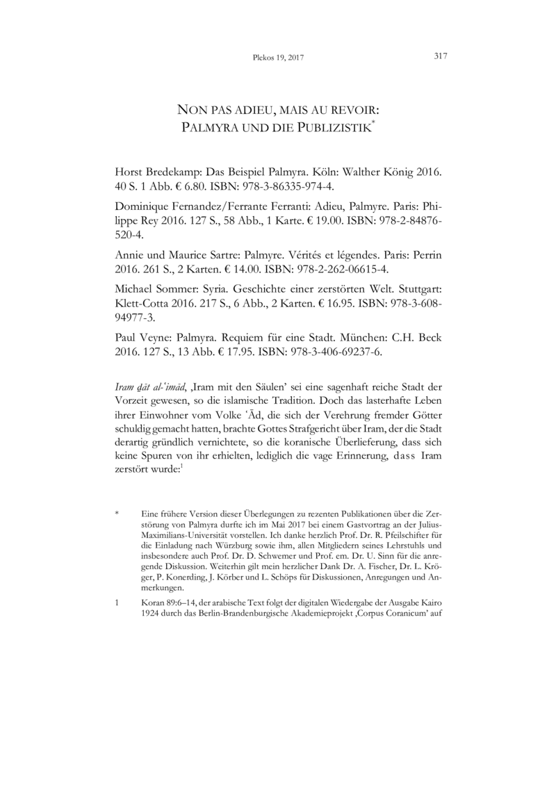 Open gallery for Palmyra