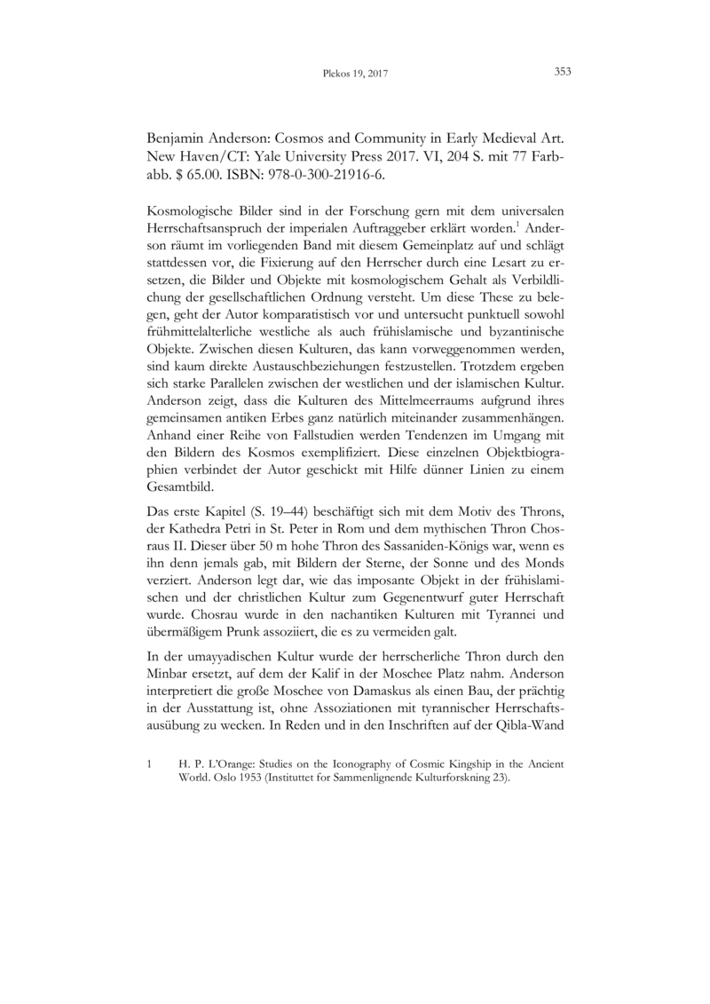 Open gallery for Cosmos and Community in Early Medieval Art