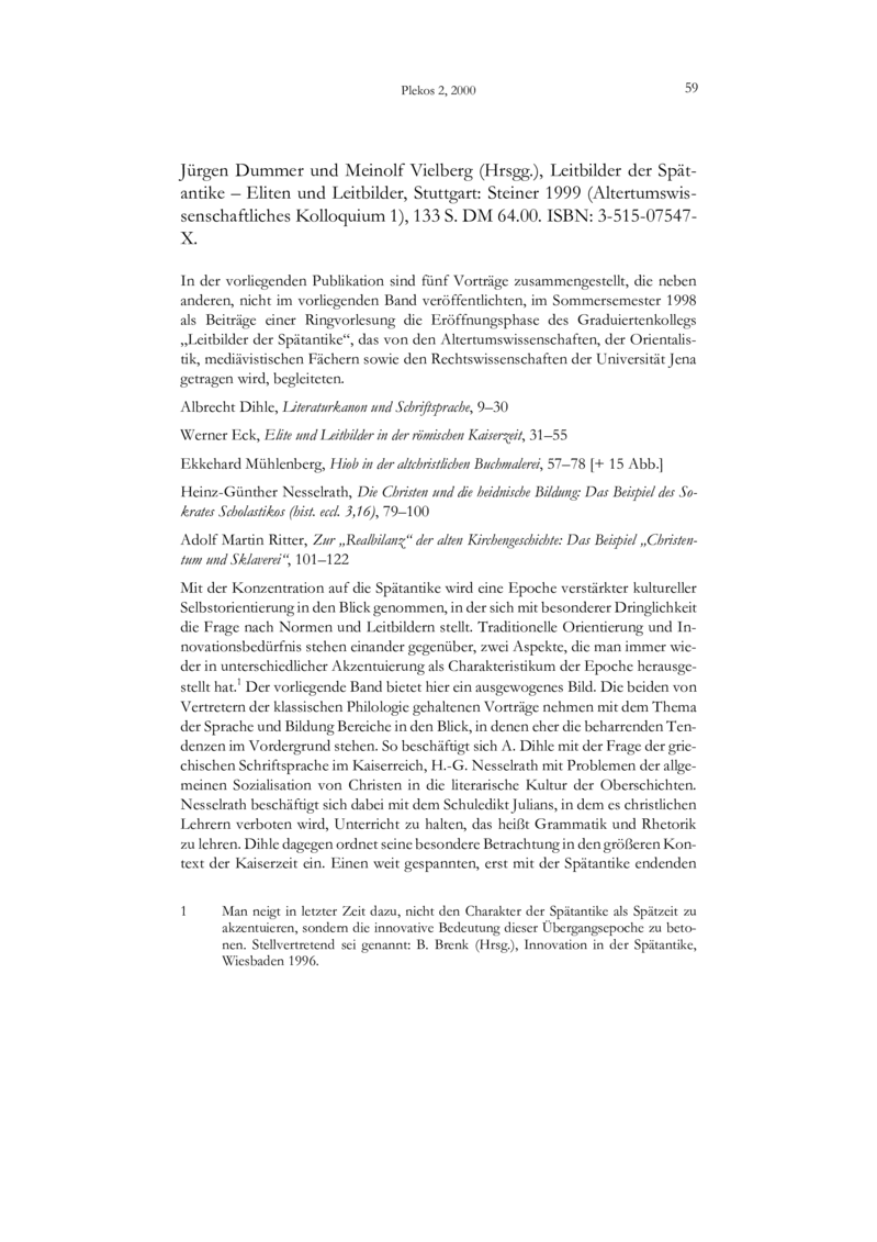 Open gallery for Leitbilder der Spätantike – Eliten und Leitbilder