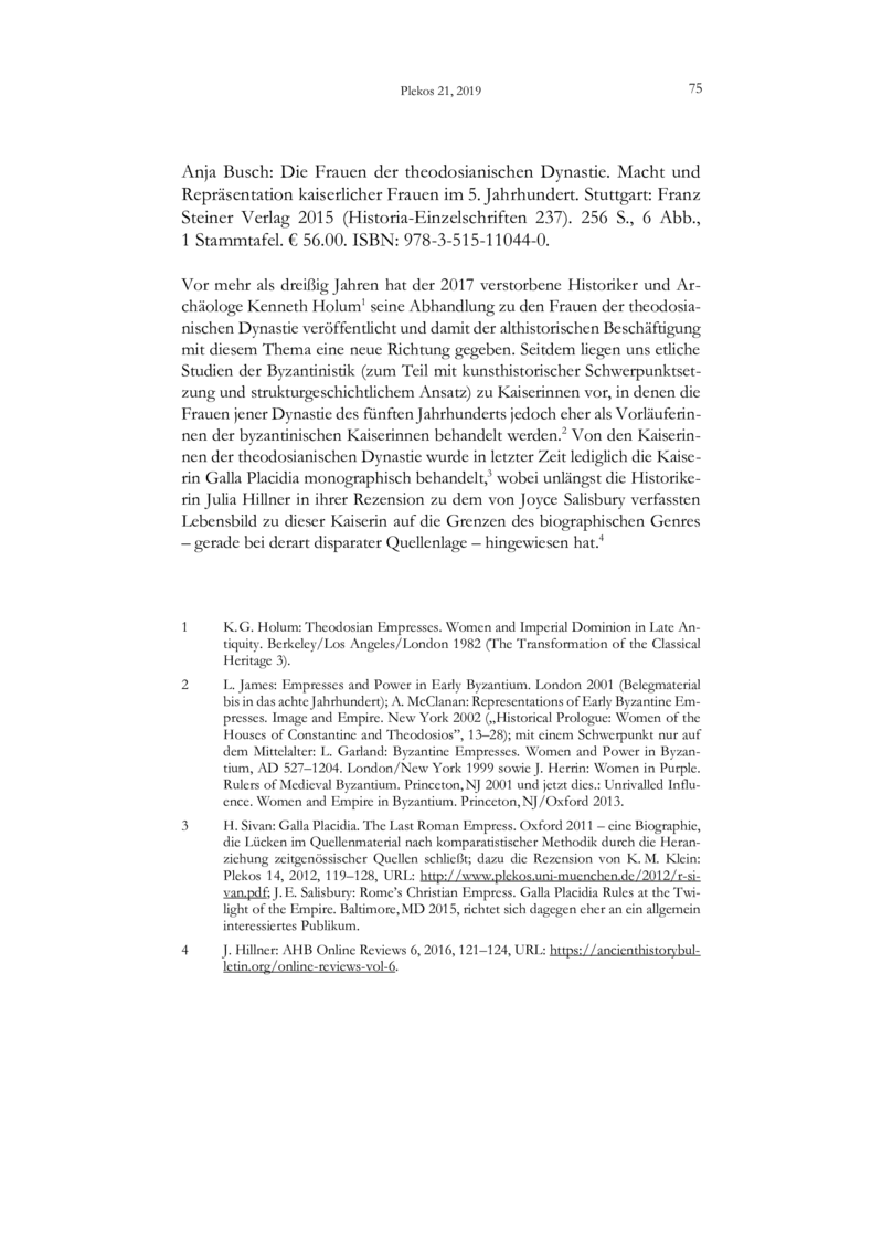 Open gallery for Die Frauen der theodosianischen Dynastie