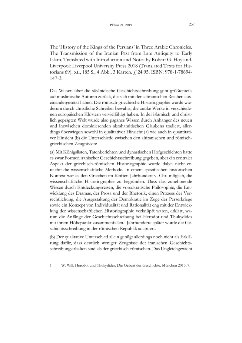 Open gallery for The ‘History of the Kings of the Persians’ in Three Arabic Chronicles