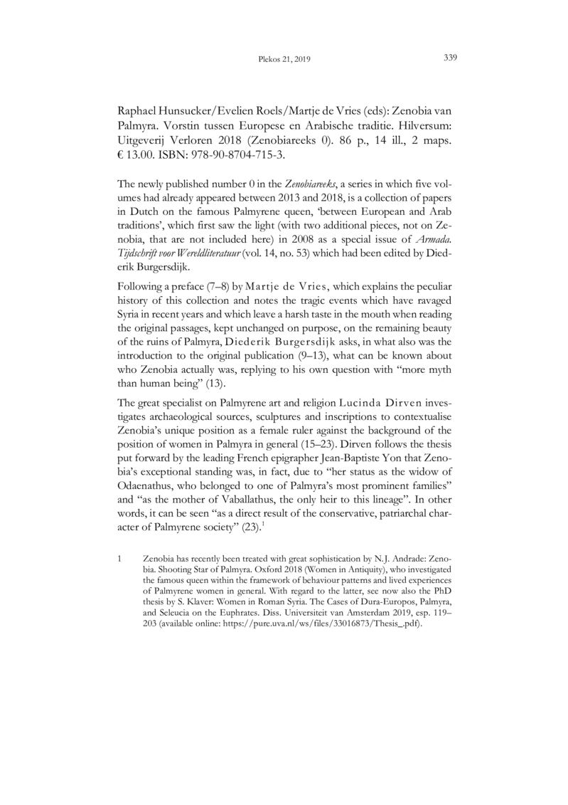 Open gallery for Zenobia van Palmyra