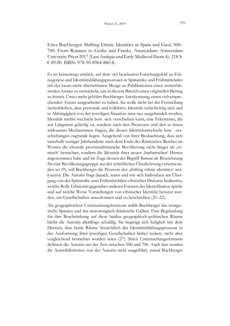 Open gallery for Shifting Ethnic Identities in Spain and Gaul, 500-700