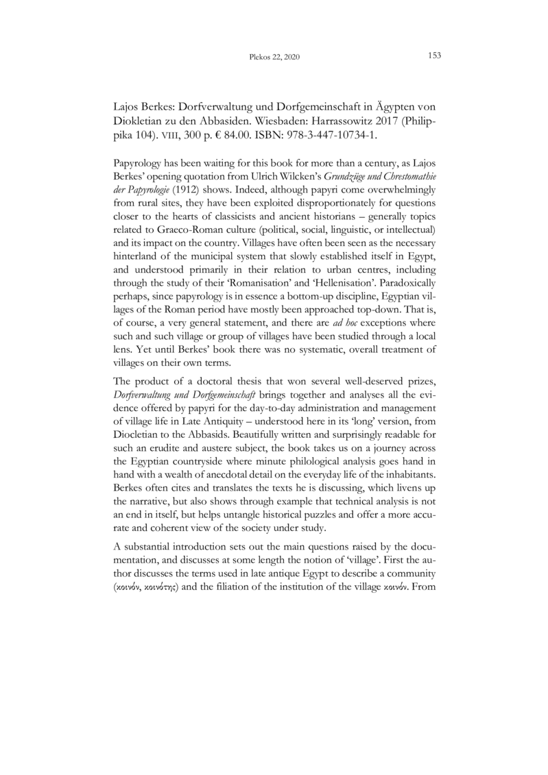 Open gallery for Dorfverwaltung und Dorfgemeinschaft in Ägypten von Diokletian zu den Abbasiden