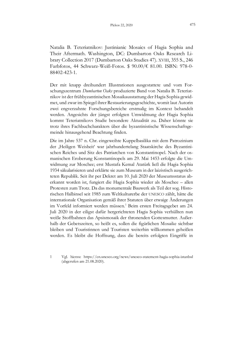 Open gallery for Justinianic Mosaics of Hagia Sophia and Their Aftermath