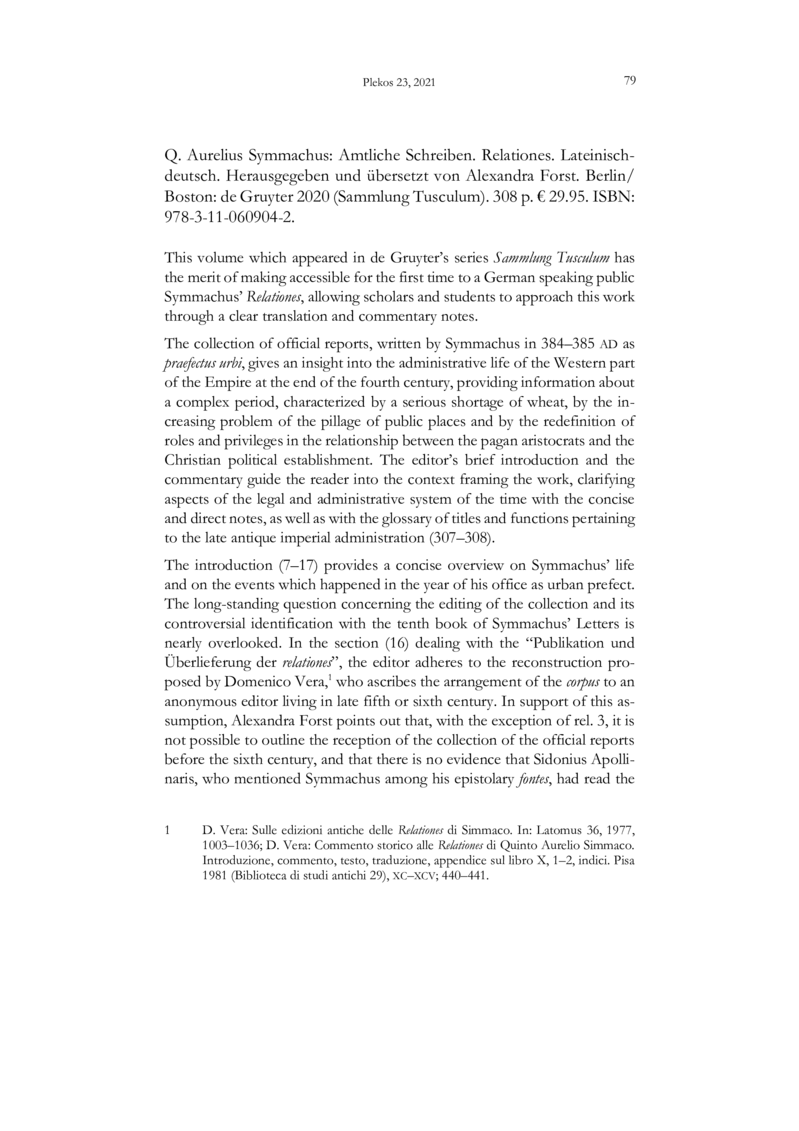 Open gallery for Q. Aurelius Symmachus, Amtliche Schreiben