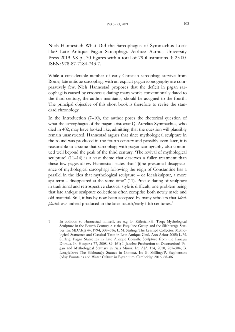 Open gallery for What Did the Sarcophagus of Symmachus Look like?