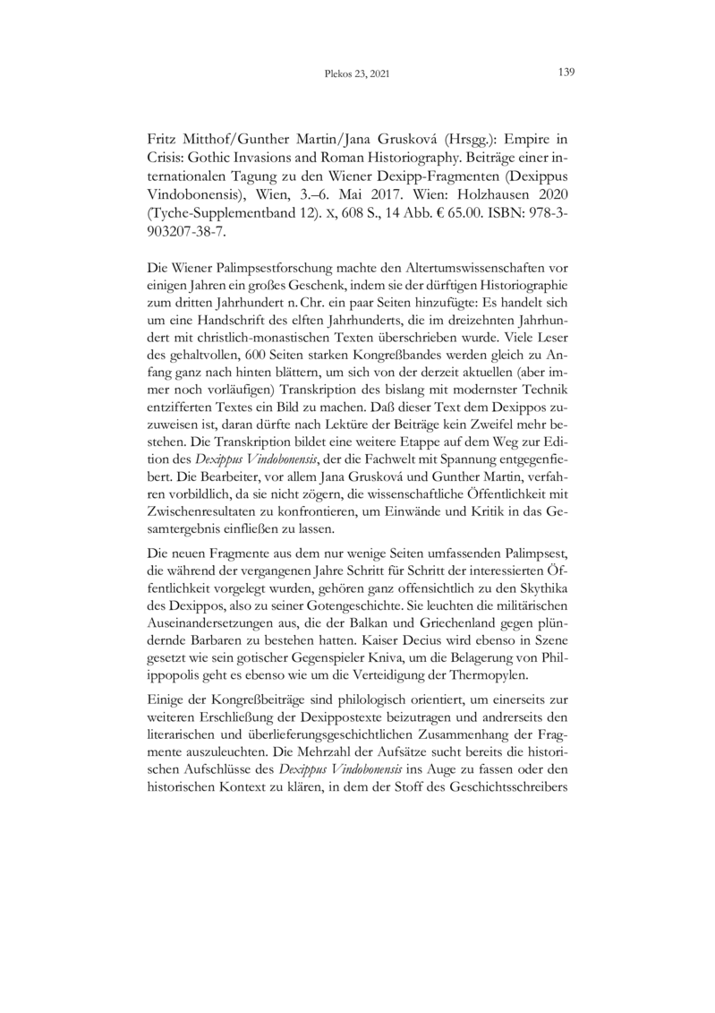 Open gallery for Empire in Crisis: Gothic Invasions and Roman Historiography