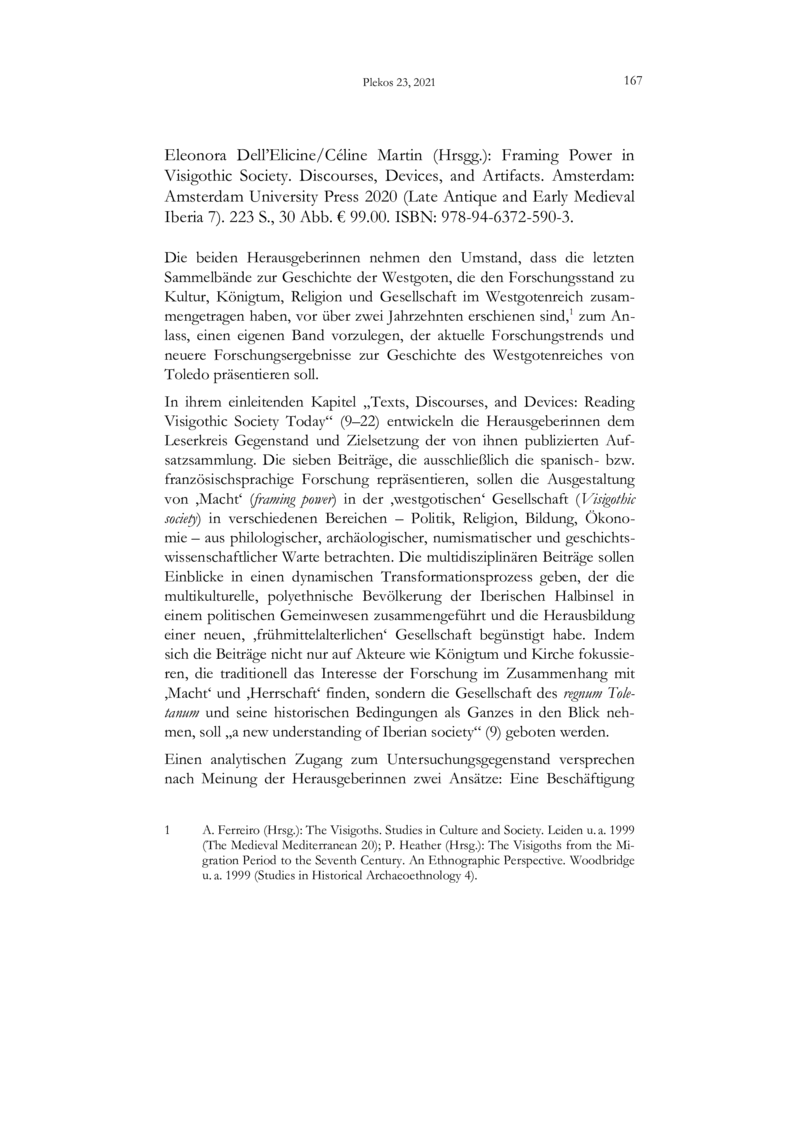 Open gallery for Framing Power in Visigothic Society