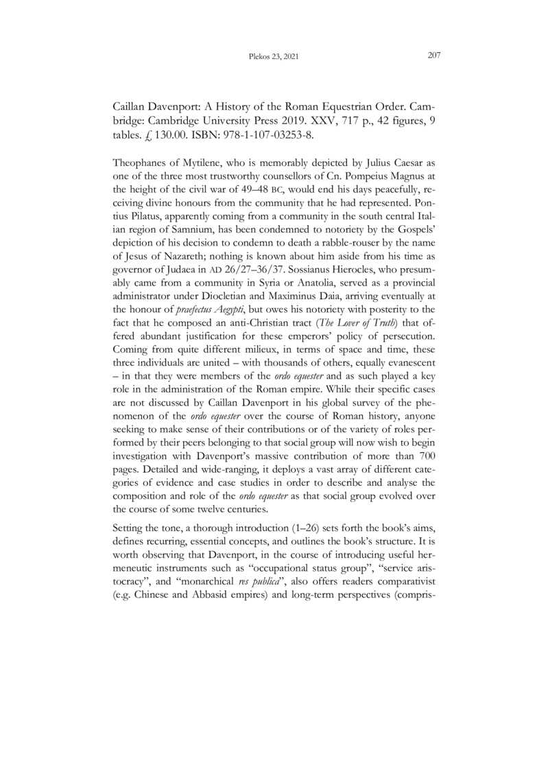 Open gallery for A History of the Roman Equestrian Order