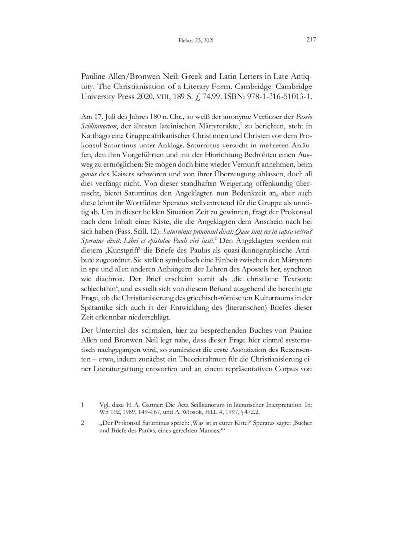 Open gallery for Greek and Latin Letters in Late Antiquity