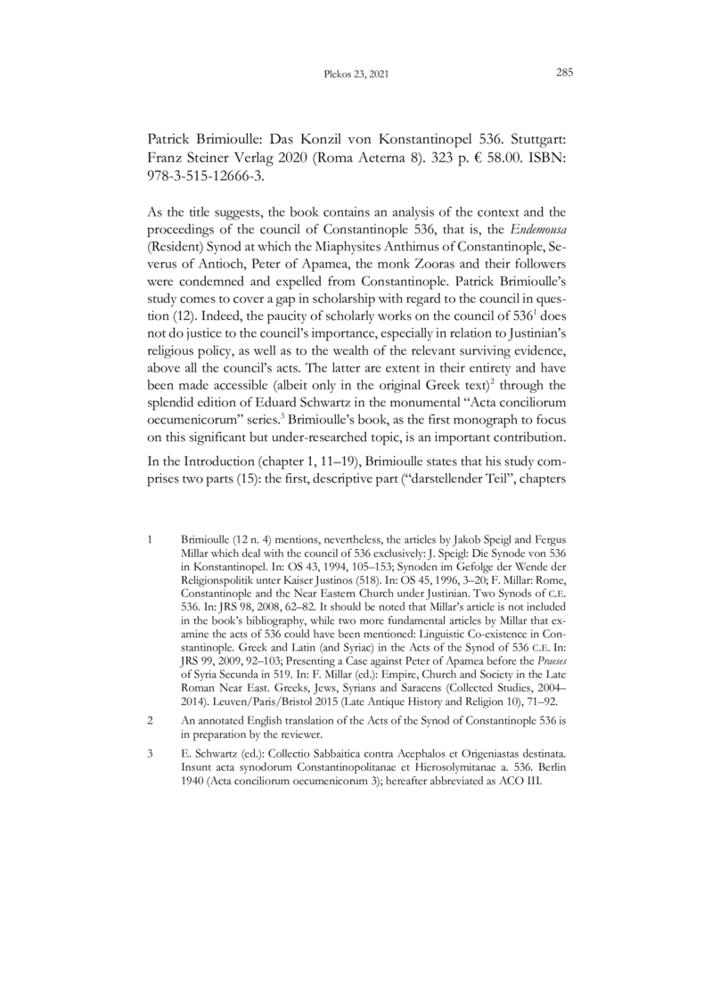 Open gallery for Das Konzil von Konstantinopel 536