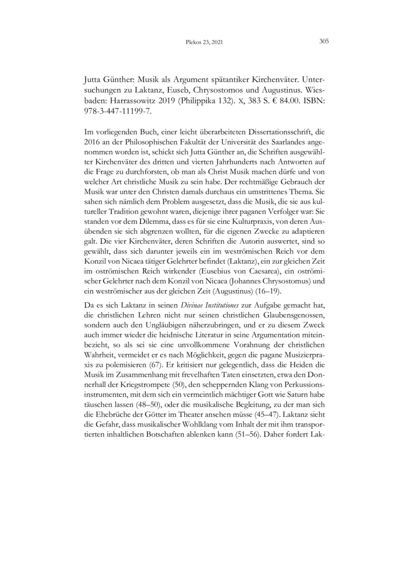 Open gallery for Musik als Argument spätantiker Kirchenväter