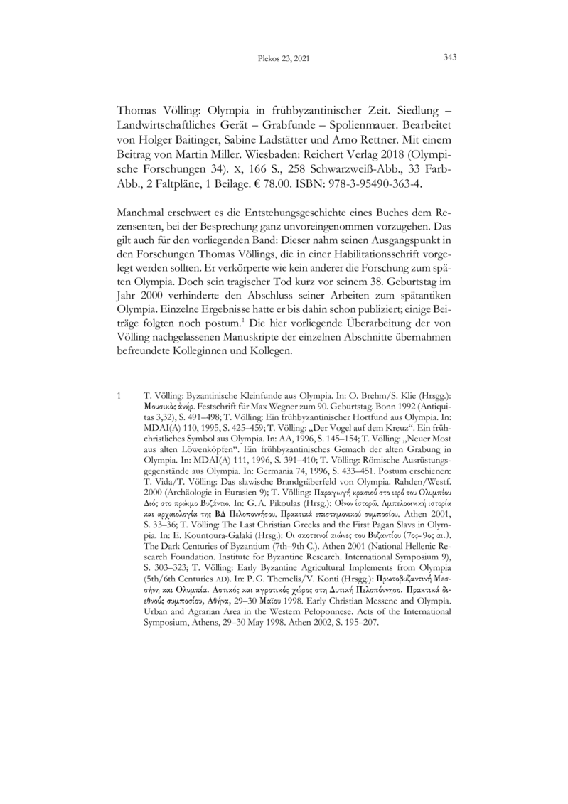 Open gallery for Olympia in frühbyzantinischer Zeit