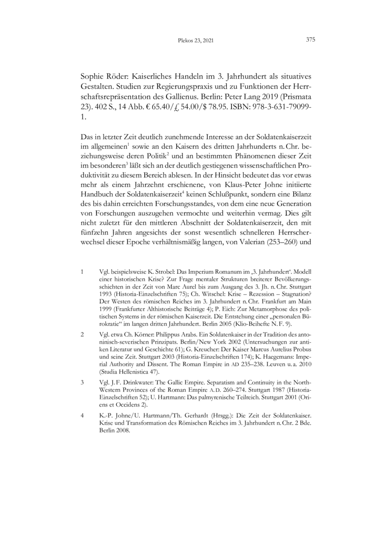 Open gallery for Kaiserliches Handeln im 3. Jahrhundert als situatives Gestalten