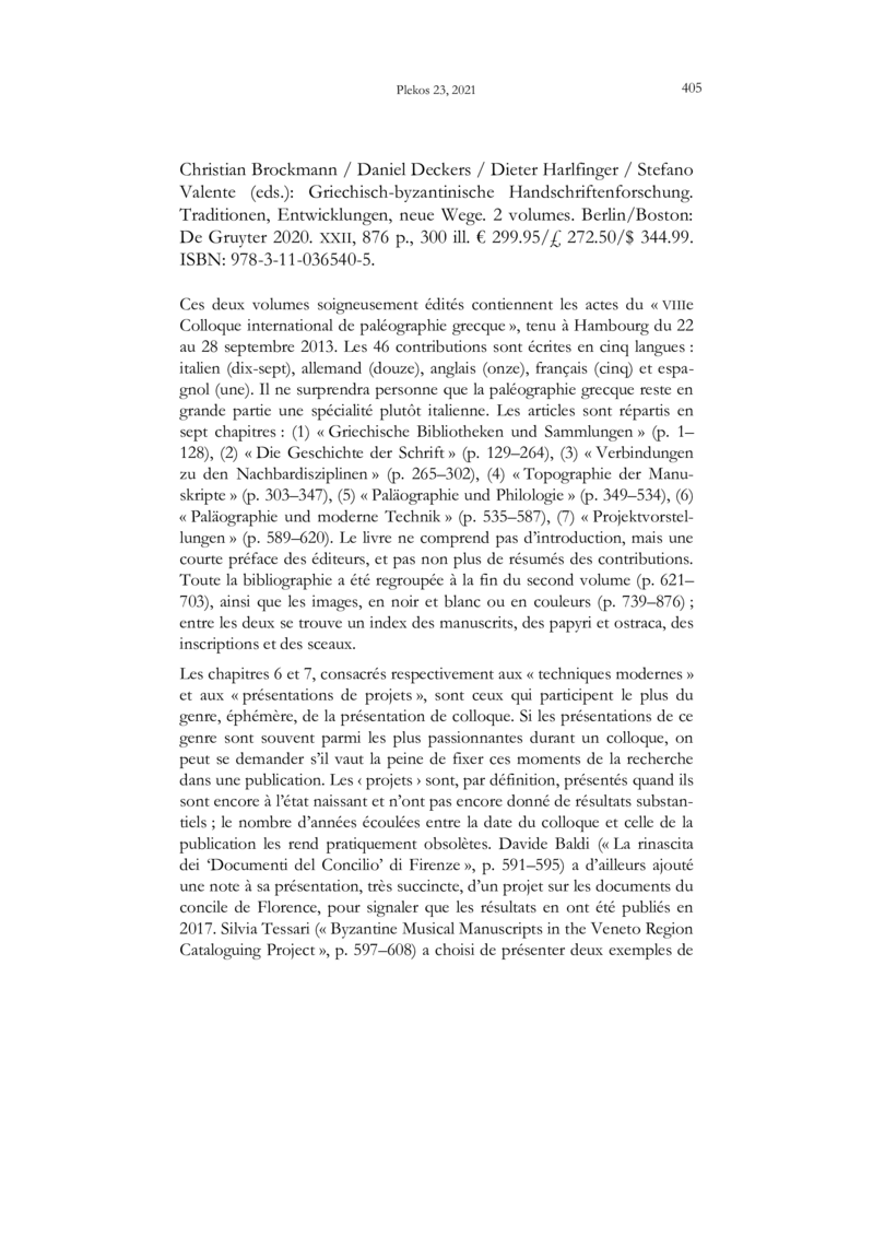 Open gallery for Griechisch-byzantinische Handschriftenforschung