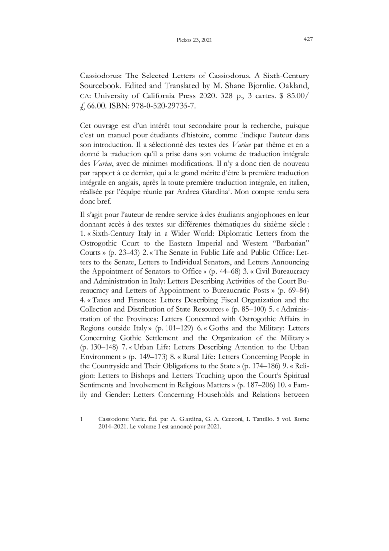 Open gallery for The Selected Letters of Cassiodorus