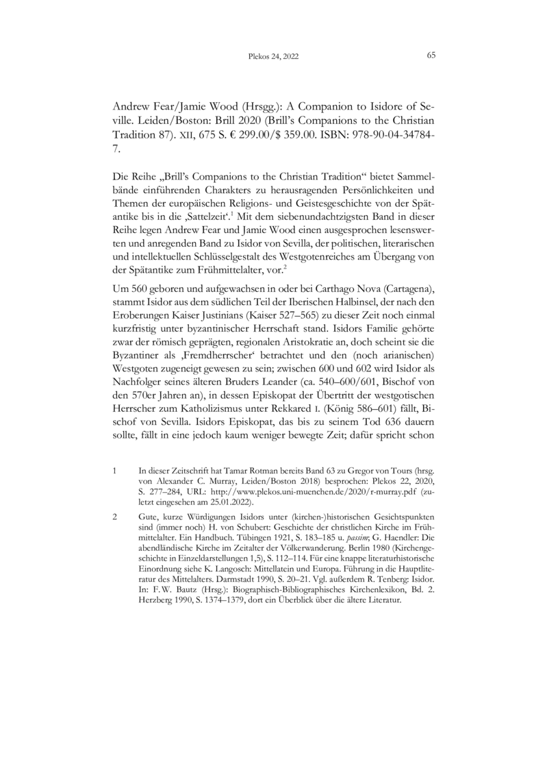 Open gallery for A Companion to Isidore of Seville