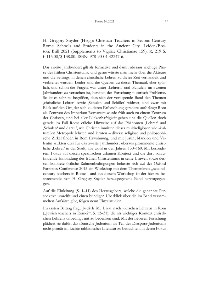 Open gallery for Christian Teachers in Second-Century Rome