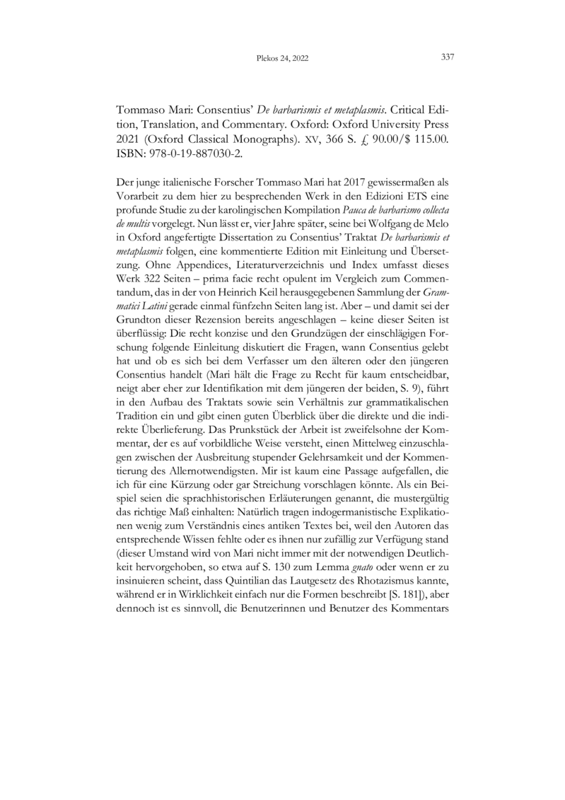 Open gallery for Consentius’ "De barbarismis et metaplasmis"