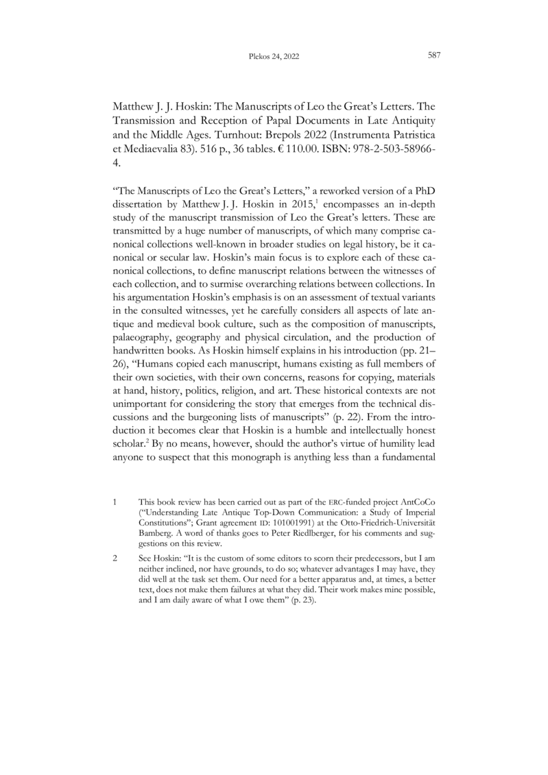 Open gallery for The Manuscripts of Leo the Great’s Letters