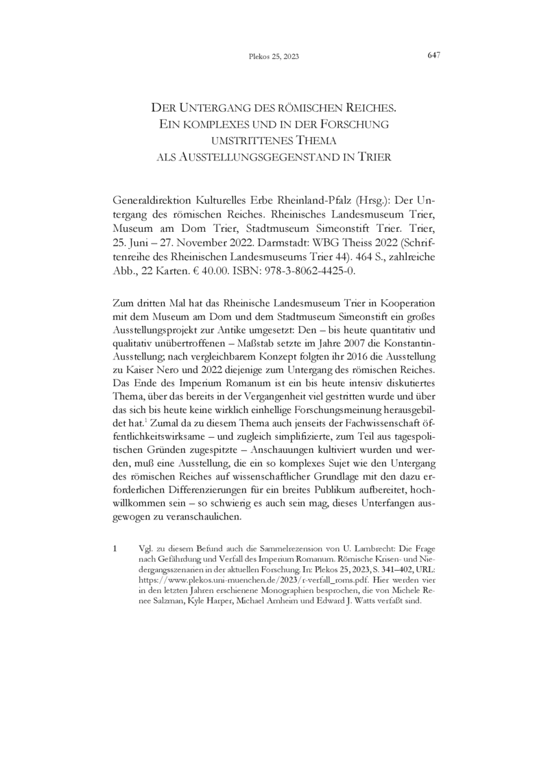 Open gallery for Der Untergang des römischen Reiches