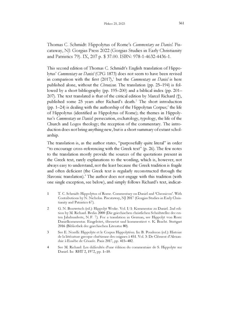 Open gallery for Hippolytus of Rome’s Commentary on Daniel