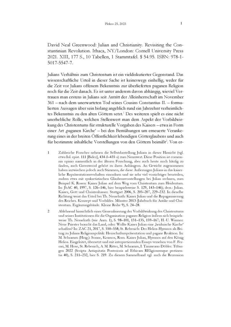 Open gallery for Julian and Christianity