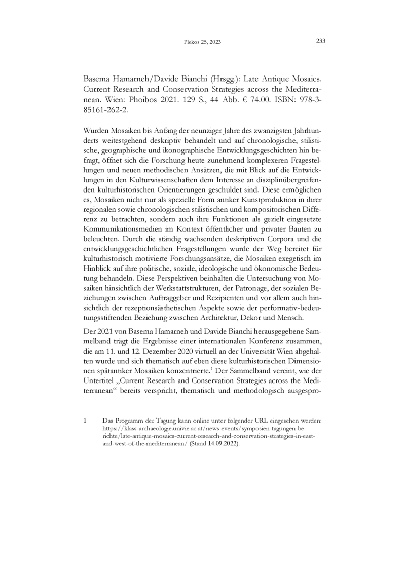 Open gallery for Late Antique Mosaics