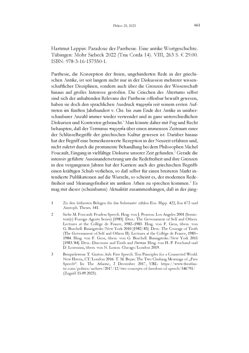 Open gallery for Paradoxe der Parrhesie