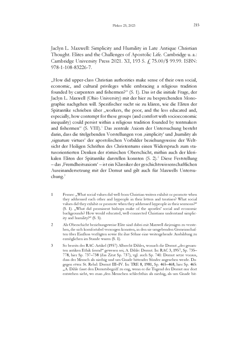 Open gallery for Simplicity and Humility in Late Antique Christian Thought