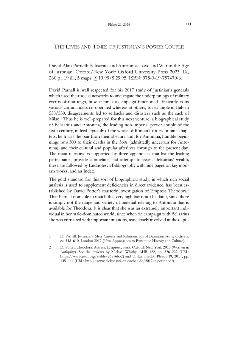 Open gallery for Belisarius and Antonina