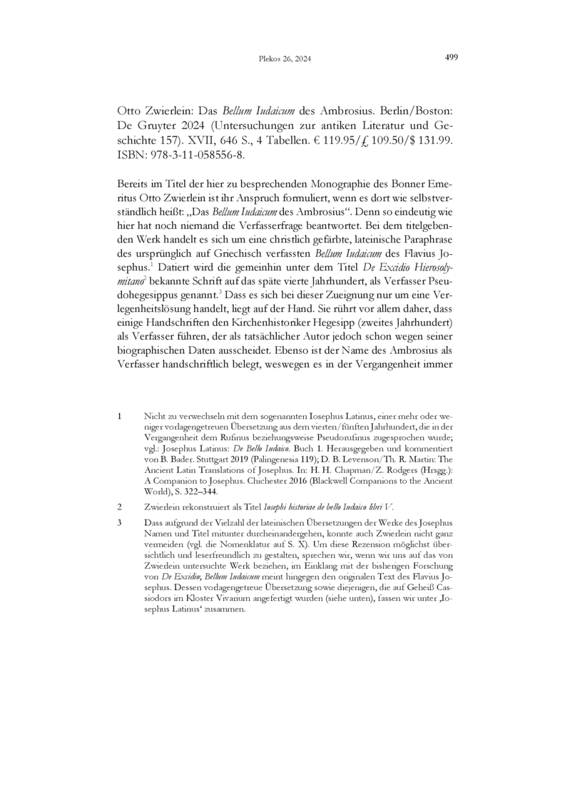 Open gallery for Das "Bellum Iudaicum" des Ambrosius