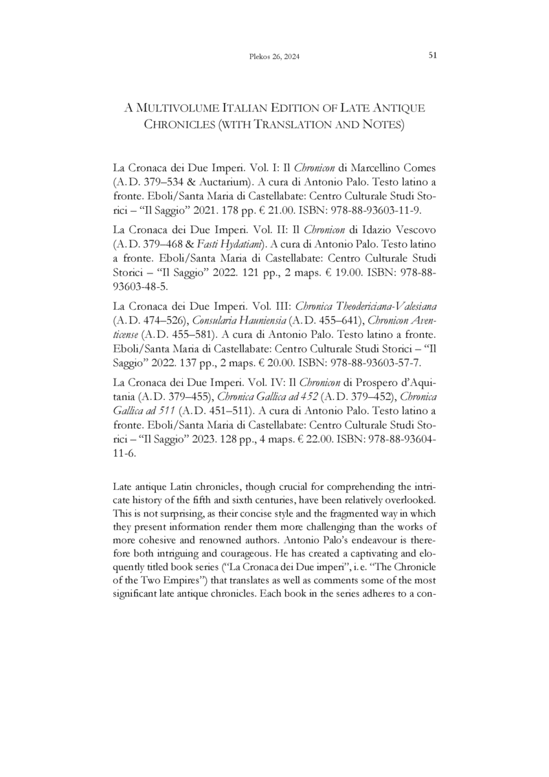 Open gallery for La Cronaca dei Due Imperi