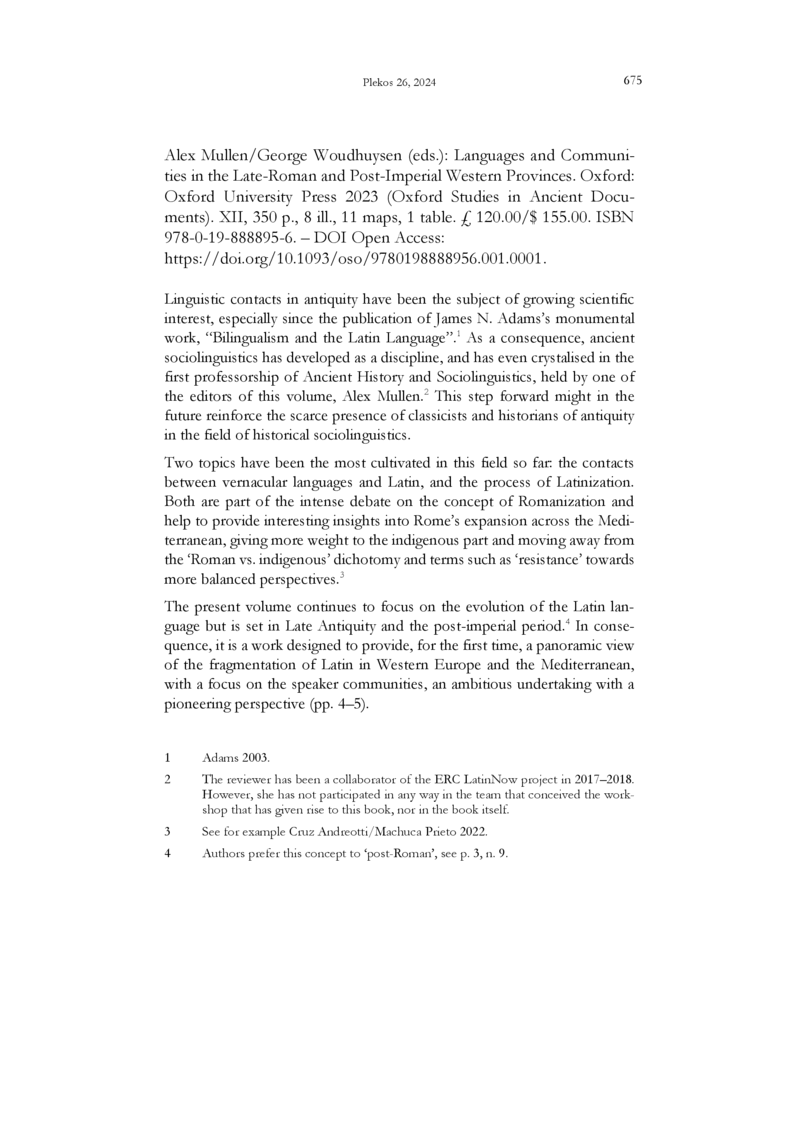 Open gallery for Languages and Communities in the Late-Roman and Post-Imperial Western Provinces