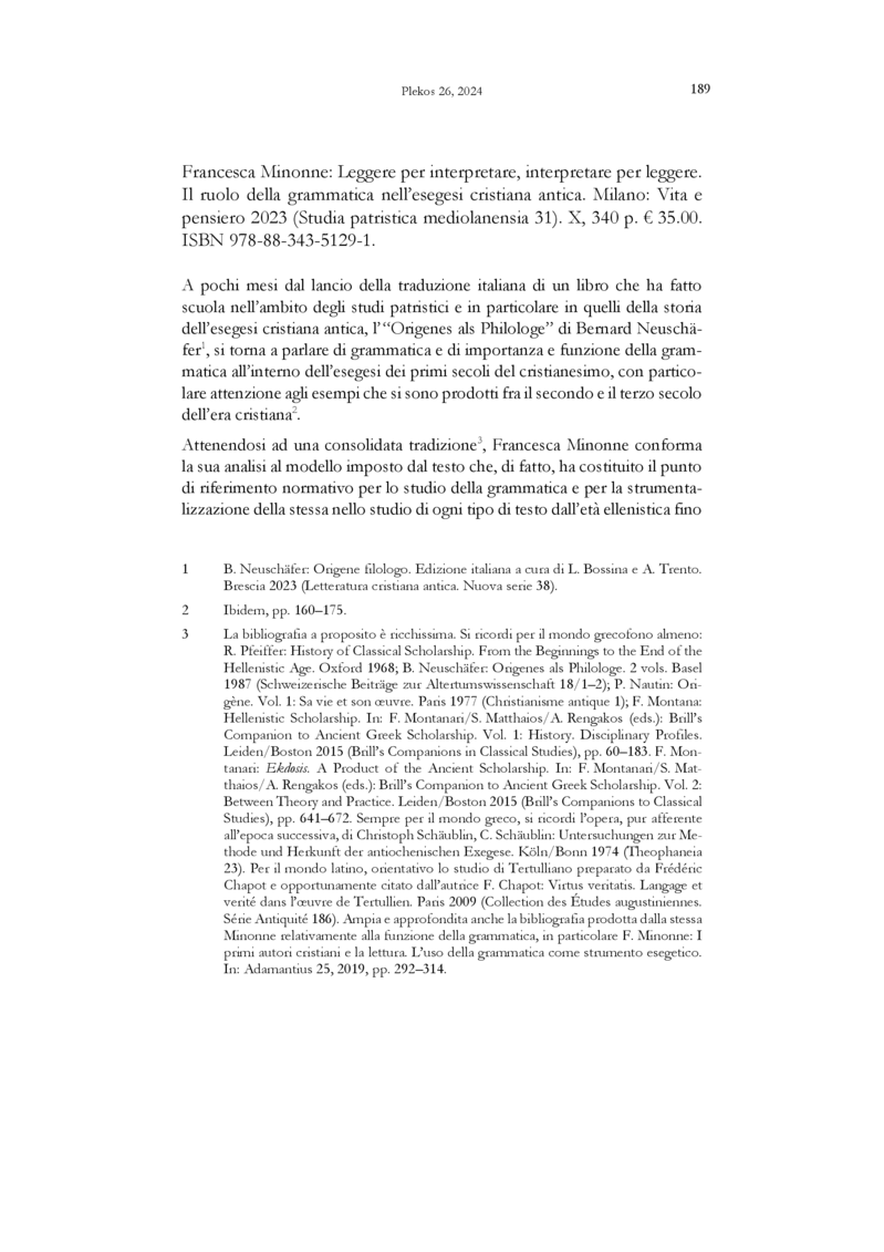 Open gallery for Leggere per interpretare, interpretare per leggere