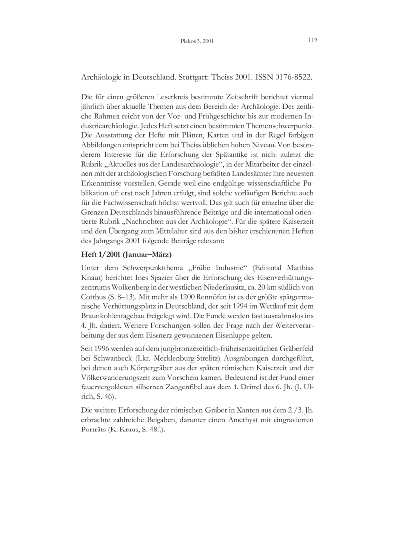 Open gallery for Archäologie in Deutschland