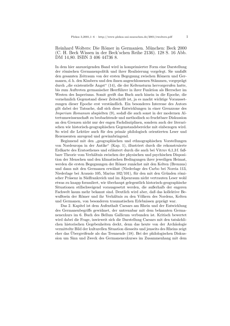 Open gallery for Die Römer in Germanien