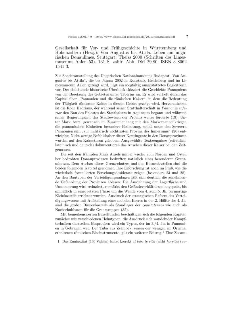 Open gallery for Von Augustus bis Attila