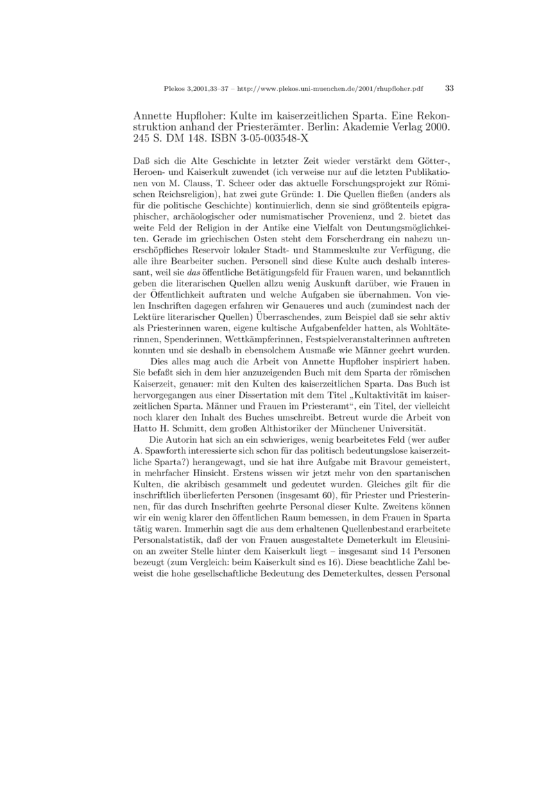 Open gallery for Kulte im kaiserzeitlichen Sparta