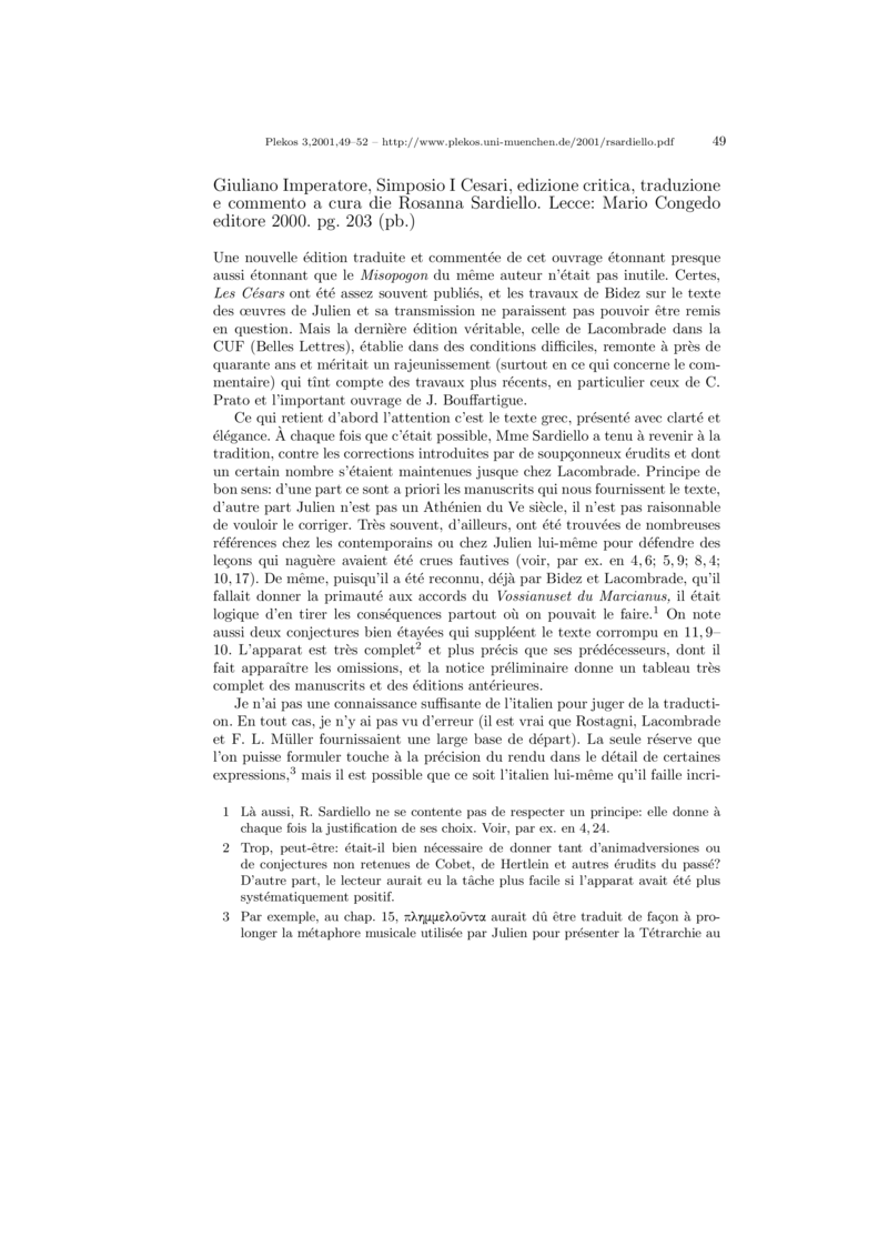 Open gallery for Giuliano Imperatore, Simposio, I Cesari