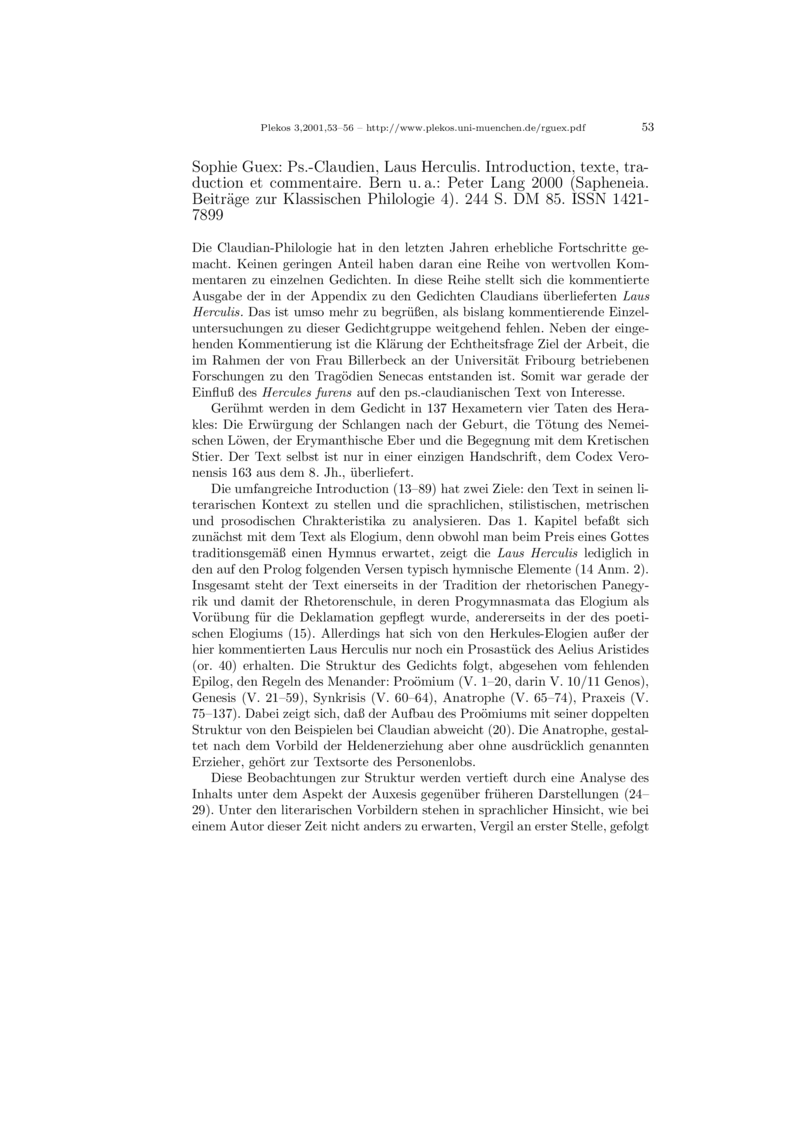 Open gallery for Ps.-Claudien, Laus Herculis