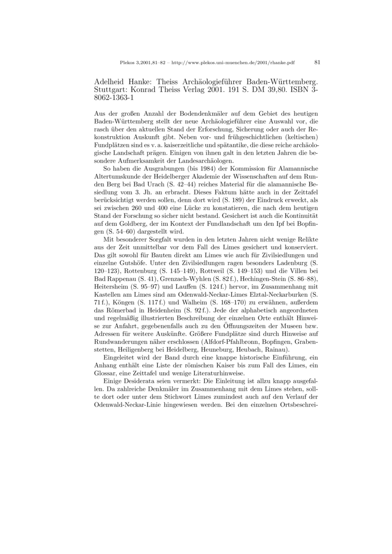 Open gallery for Theiss Archäologieführer Baden-Württemberg