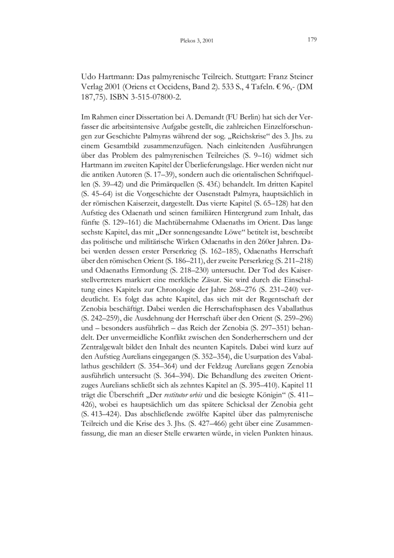 Open gallery for Das palmyrenische Teilreich